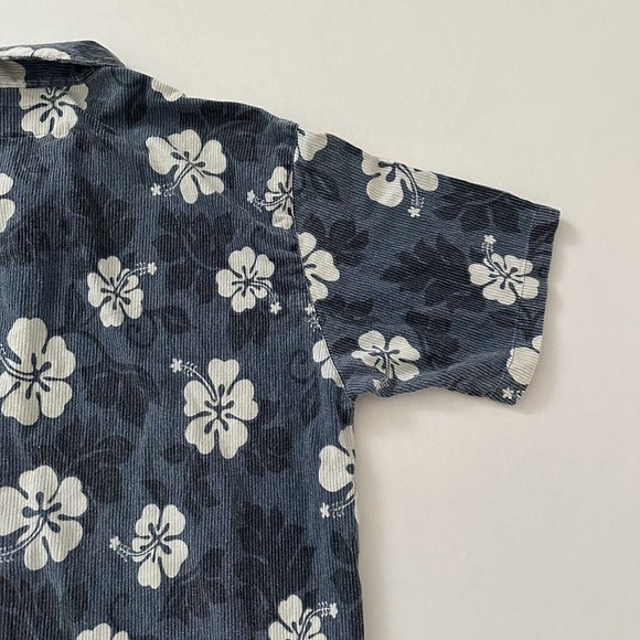 Local Motion Adult L Blue Button Down Collared Short Sleeved Casual Surf Large - Picture 11 of 13